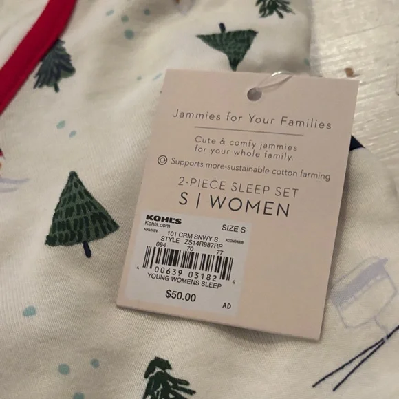NWT LC Lauren Christmas Pajamas - Picture 3 of 6